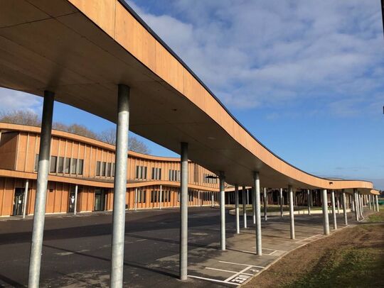 La cour du collège