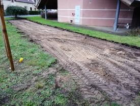 Remise en état des terrains de pétanque