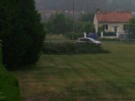 Abattage des arbres bordant le cimetière