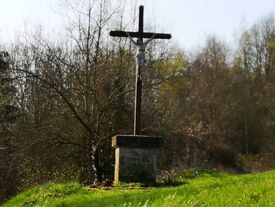 Calvaire rue de la croix à Mauregny