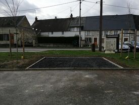 Aménagement emplacement pour table pique nique