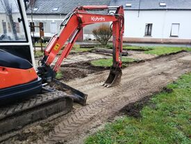 Remise en état des terrains de pétanque