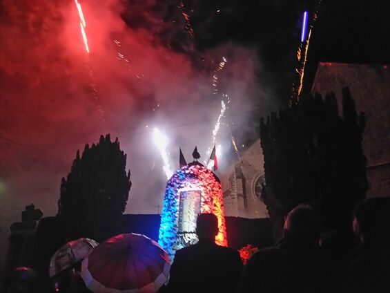 Feu d'artifice pour le centenaire de la Grande Guerre